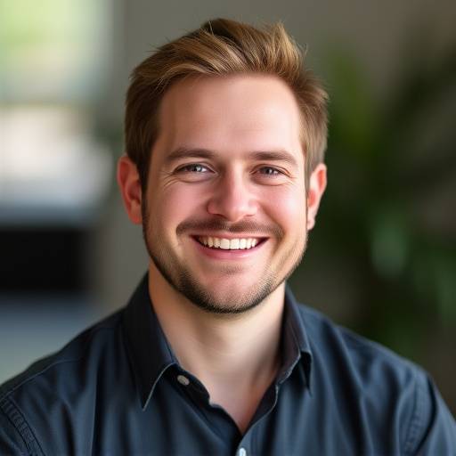 Professional headshot of Ben Carter, the Head of Itinerary Planning, smiling confidently.
