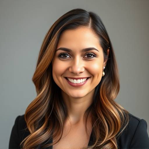 Professional headshot of Olivia Rodriguez, the Customer Relations Manager, smiling with a friendly expression.